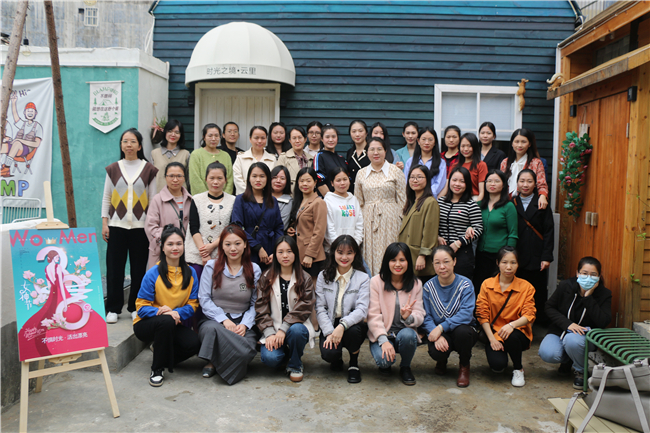 2023年3月8日，中馬合資公司組織開展“三八”國際勞動婦女節(jié)手工雕刻坭興陶活動